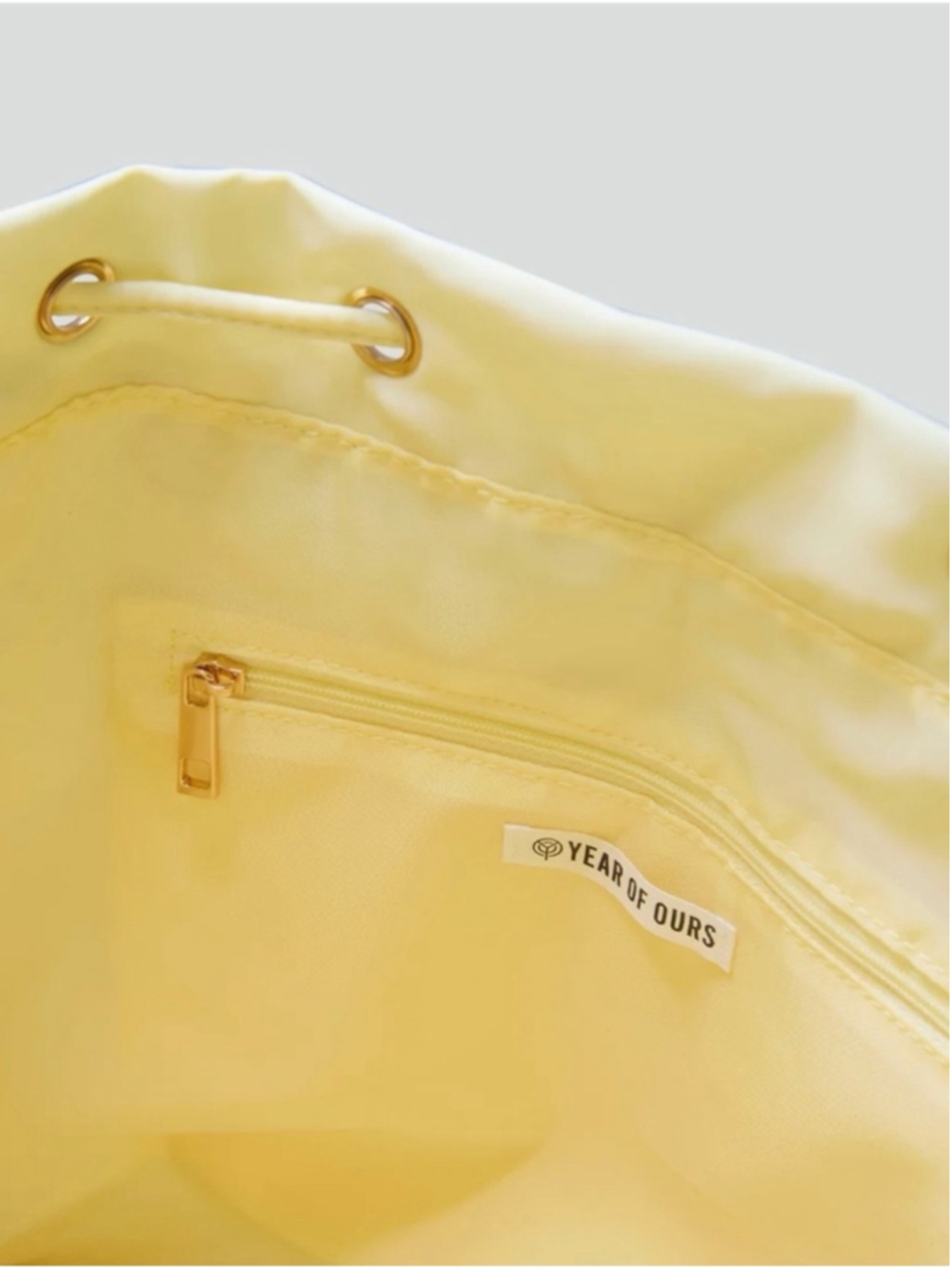 NWT Year of Ours Baby Yellow Backpack - Picture 7 of 9